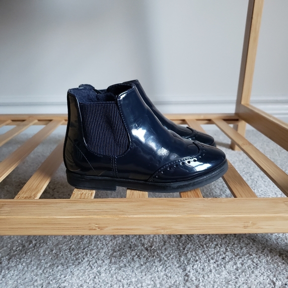 ZARA Navy Boots